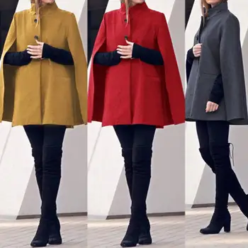 

Kaftan Women's Cloak Cape Poncho Coats ZANZEA 2020 Spring Casual Button Sleeveless Jackets Cardigan Female Plus Size Outwear 7