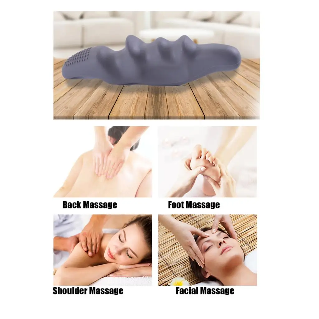 Thumb Saver Massager Trigger Point Massage Tool for Legs Arms Neck Back Massage Home Office Trip Use