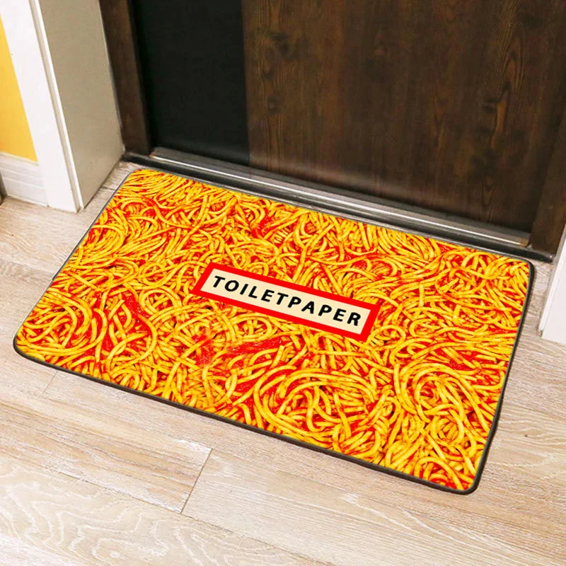 Bathroom Living Room Rug Carpet Toilet Square Washable Toilet Rug