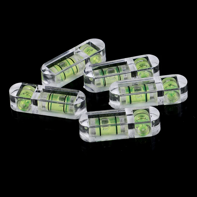 2pcs Spirit Bubble Level Caravan Camping Outdoors Surface Leveler (Mini T-type Bubble Level)