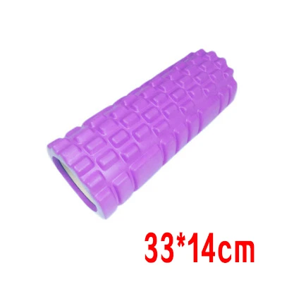Yoga Column Fitness Pilates Yoga Foam Gym Exercises Muscle Massage Roller Yoga Brick Sport Gym Massage 9 color - Цвет: Лиловый