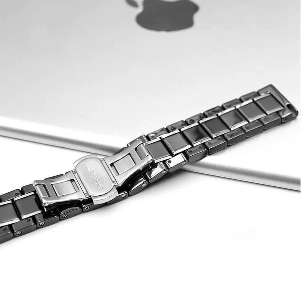 Браслет для apple watch series 4 5 band 44 мм 40 роскошный керамический ремешок наручных часов