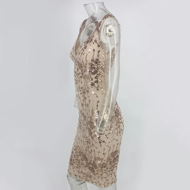 Slaygirl Сексуальное Женское Платье с открытой спиной и блестками, глубокий v-образный вырез, облегающее летнее платье, элегантные женские вечерние платья с высокой талией