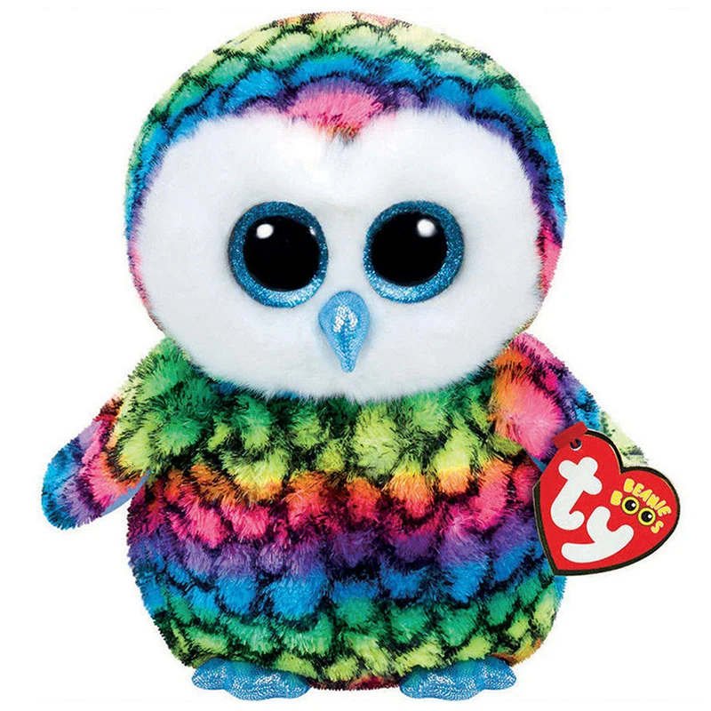 Peluche Ty Hibou Multicolore