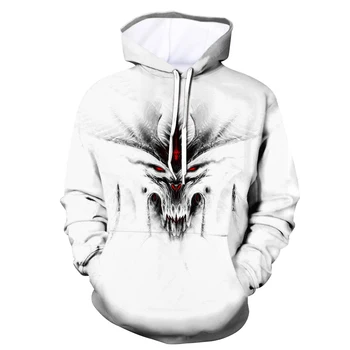 

Hoodies Game Diablo Reaper Printed 3D Hoodie Men Autumn Fashion Large Size Jogging Sweatshirts Street Casual Pullover Unisex Top
