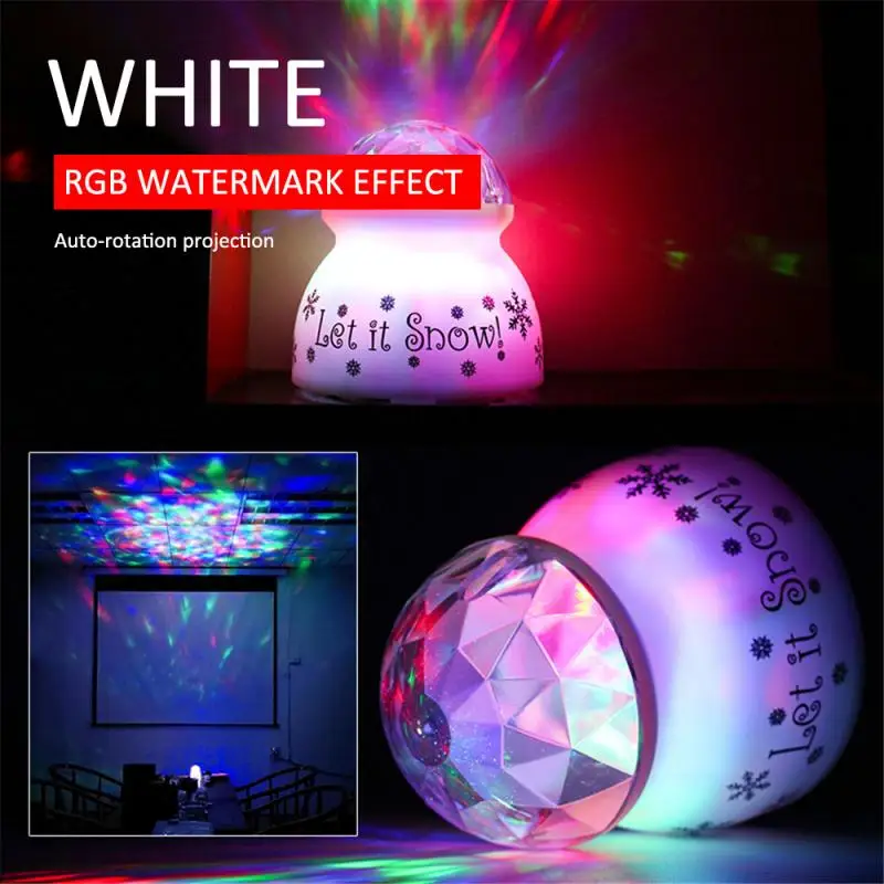 Грибной USB LED диско шар DJ вечерние светильник s RGB сценический для рождественской
