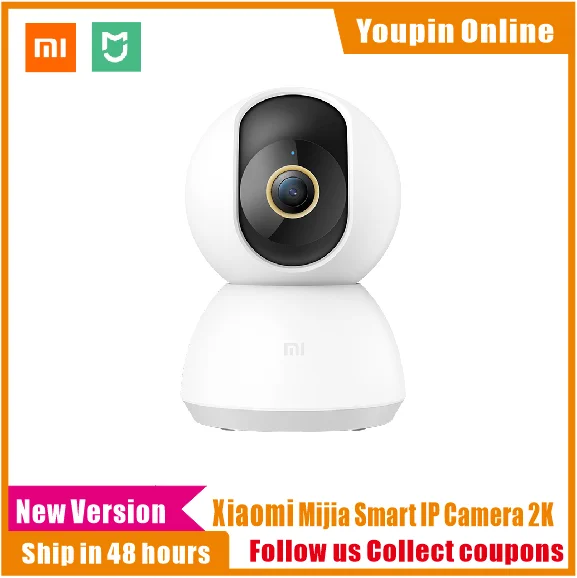 Xiaomi-mijia Inteligente Câmera ip 2k Ângulo de Vídeo 360 Wi-fi Visão Noturna Webcam sem Fio Cam View Segurança Monitor do Bebê Cctv Original