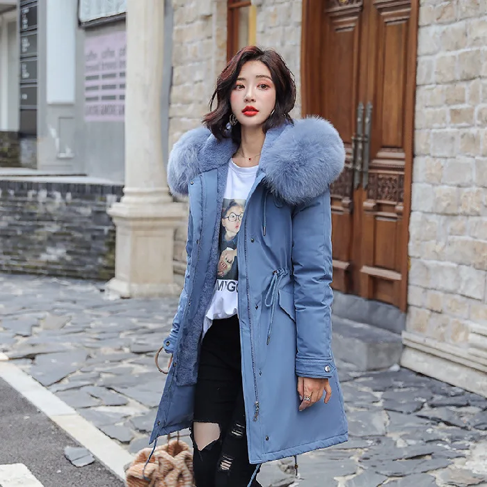 

According to Nalini 19 Autumn And Winter New Style down Jacket Women's Korean-style Mid-length Loose-Fit BF Waist Hugging Slimmi