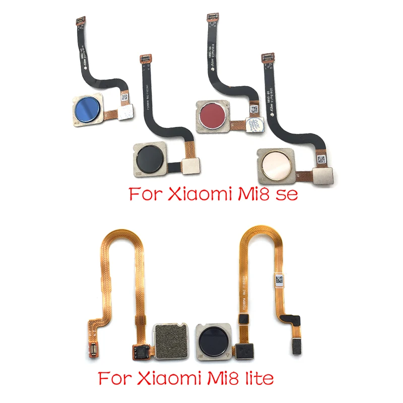 

Finger Reader Fingerprint Reader Sensor Home Button Flex Cable For Xiaomi Mi 8 Mi8 Se Lite