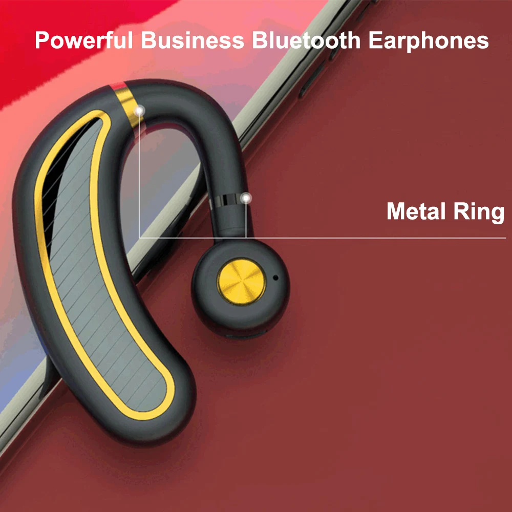 K21 Wireless Headphones Drive Bluetooth Hook Design Handsfree Stereo Earphone Earbuds Support IOS Android Phones