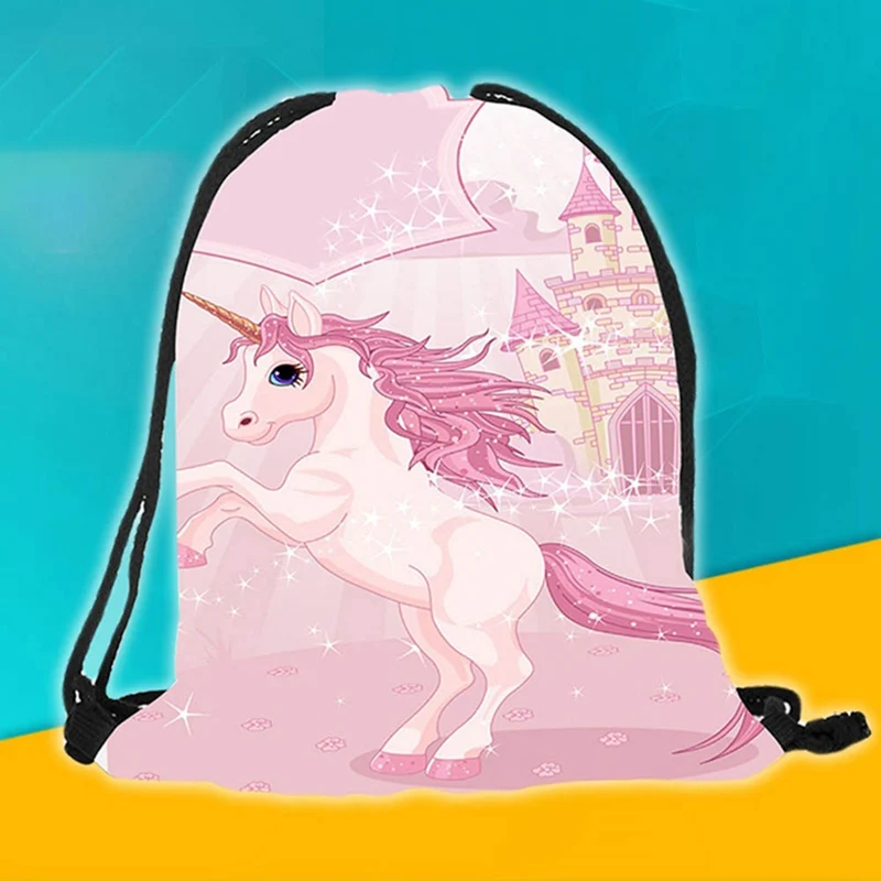 2019 новый милый Малыш Девушки Детские Единорог узор Спортивные сумки Сумки для