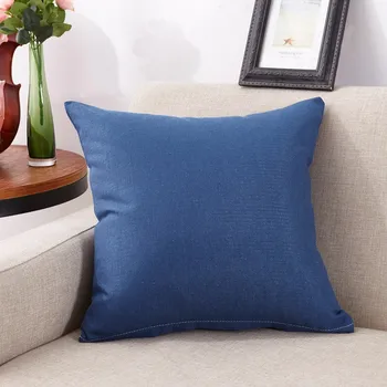 

Home Textile Cotton Blend Throw Percale Pillow Case Romantic Solid Pillow Case Multicolors Cover Soft Plain Simple 45x45cm
