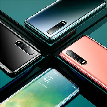

Double-sided Tempered Glass Phone Case for OPPO Find X2/ Find X2 Pro Magnetic Adsorption Protective Cover Shockproof Shell