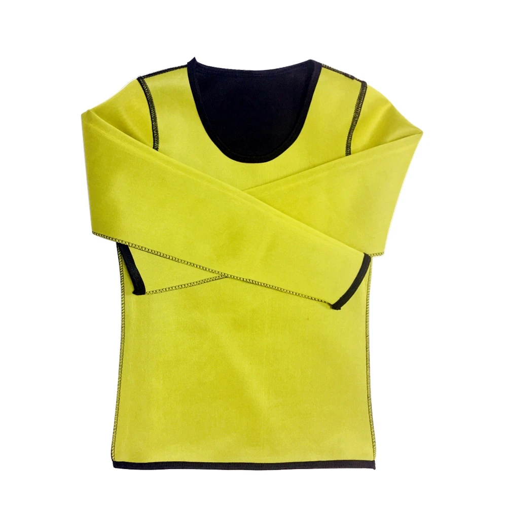 CXZD Hot Thermo Shapewear Slimming Long Sleeve Shirt + Pant, Workout Sweat Sauna Suit, Neoprene Bodysuit, Weight Loss Fat Burner for Women corset (3)