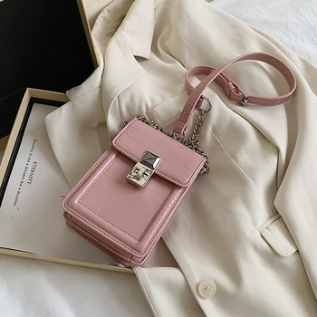 

Super Mini Crocodile Pattern Crossbody Bags For Women 2020 Shoulder Messenger Handbags Lady Travel Cross Body Bag Purses
