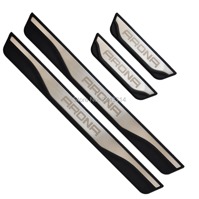 For Seat Arona 2017 2018 2019 2020 Accessories Stainless Door Sill