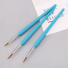 10 шт./компл. 10 шт./компл. Профессиональный Волк волос ручка тонкой Краски ing кисть Набор художника акварель акрил Краски Кисть художественная