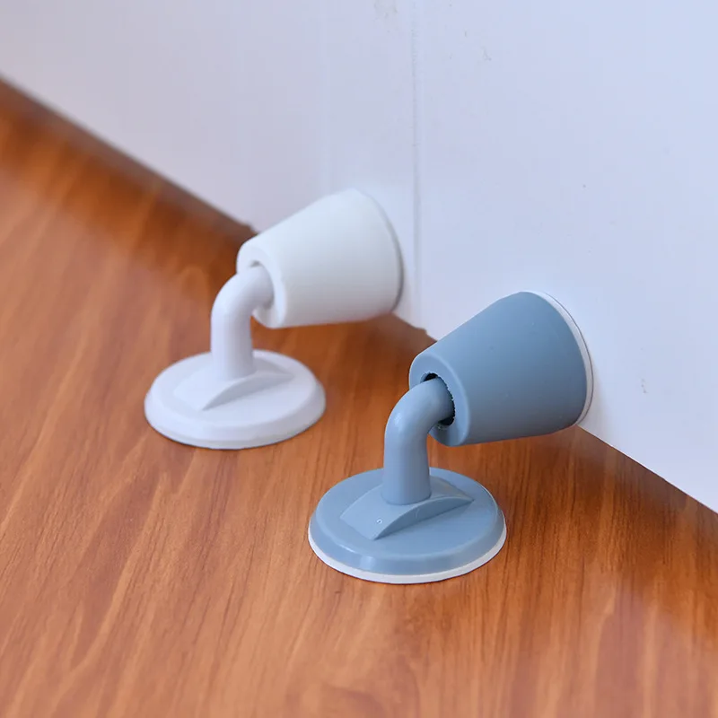 

1PC NEW Silicone Door Stops Home Improvement Self-Adhesive Mute Door Stops For Wall Protect White Grey Silicone Door Stops