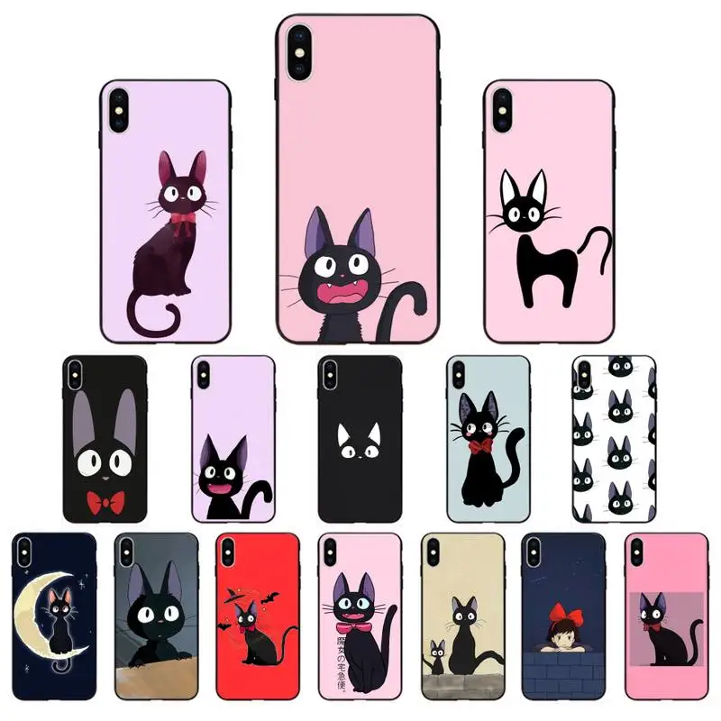 YNDFCNB Kikis служба доставки кошка мягкий чехол на заказ для телефона iphone 11 Pro Max X XS MAX 6