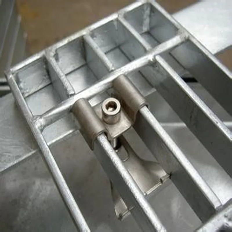 1 Sets Steel grating clamps galvanized fixing clip grating plate buckle clip connector