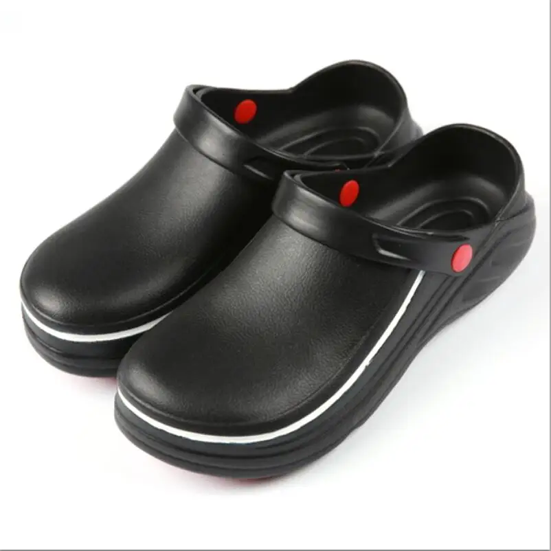 High Elastic Damping Kitchen Work Shoes Waterproof Oil Proof Casual