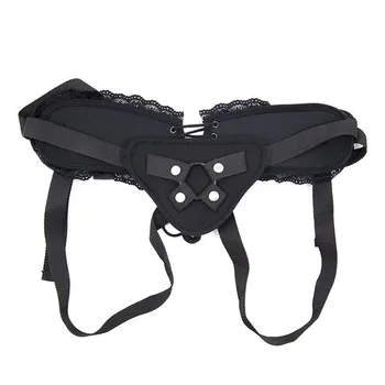 Adult Women Dildo Strapon Harness Underwear Fetish Soft Padded Strap on Panties 2