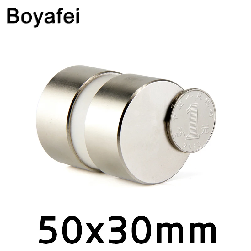 

1/2/3 pcs 50x30mm Neodymium Magnets Round Flat Disc Strongest Most Powerful Rare Earth Magnet Cool for Fridge Therapy 50*30mm