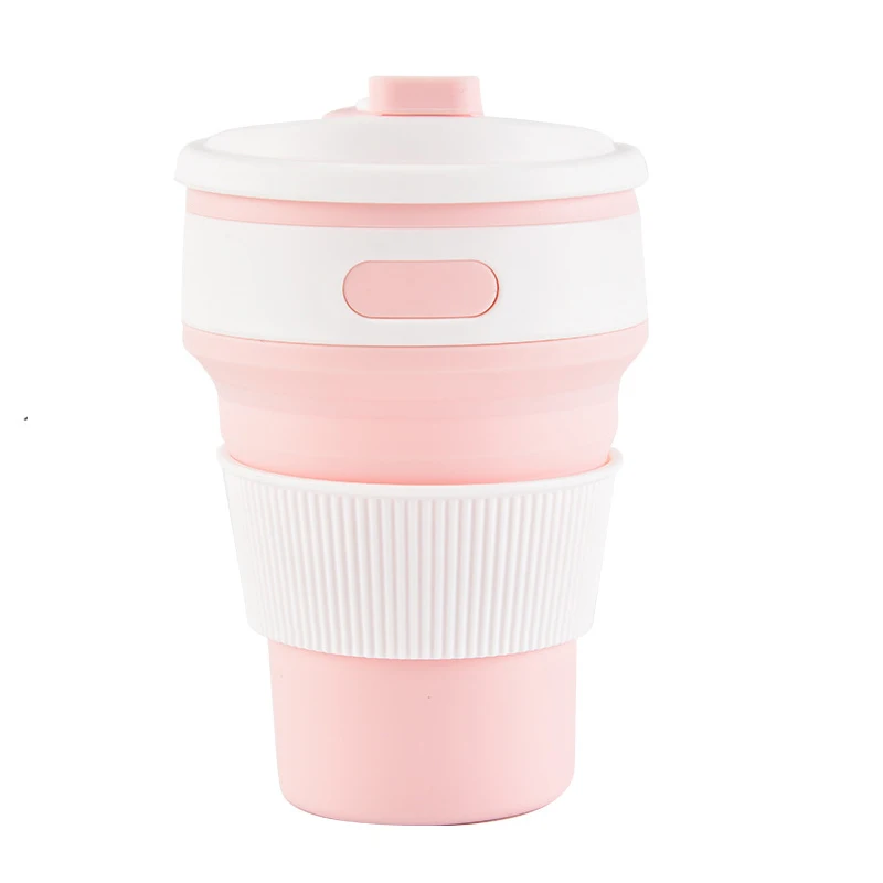 Популярная Складная силиконовая чашка портативная телескопическая складная