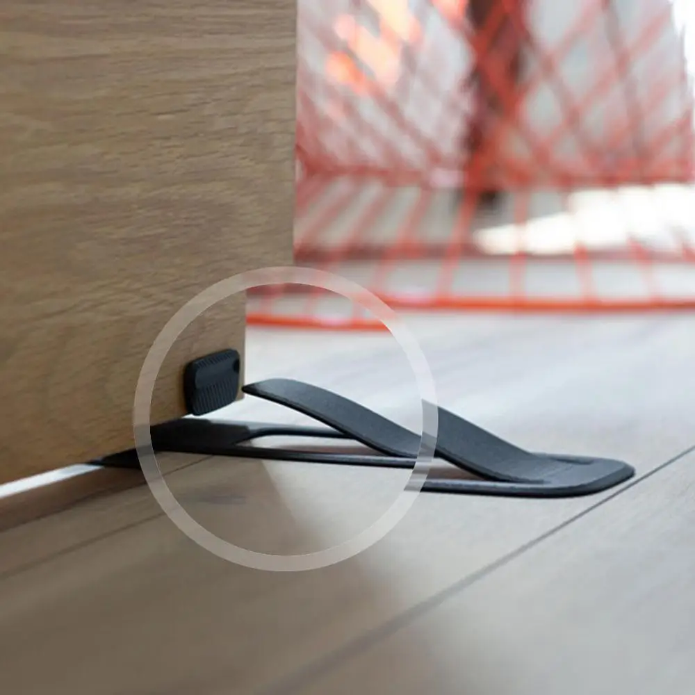 

1 pcs Multifunction Door Stop Bedroom Easy To Stick Door File Spring Innovative Door Stopper Safety Protector Door Home Tool