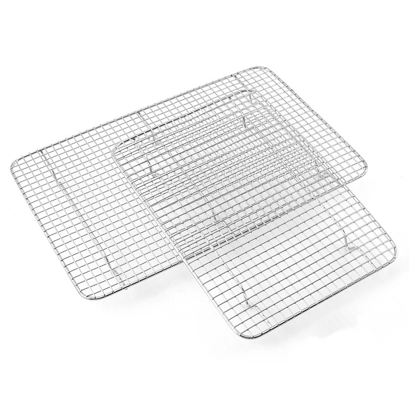 

Nonstick Stainless Steel Grid Cooling Rack Tray Biscuit Bread Cookie Barbecue Holder Shelf Kitchen Baking Pastry Accessories