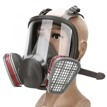 

Face Guard Respiratory Dust-Proof Protective Face Guard for Painting Welding Gas Mask