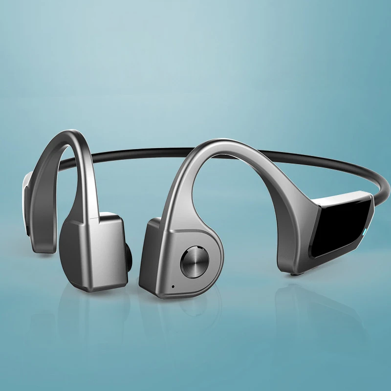 Костная проводимость беспроводные Bluetooth гарнитуры TWS наушники Спорт на открытом воздухе Стерео Гарнитура шумоподавления наушники громкой связи микрофон