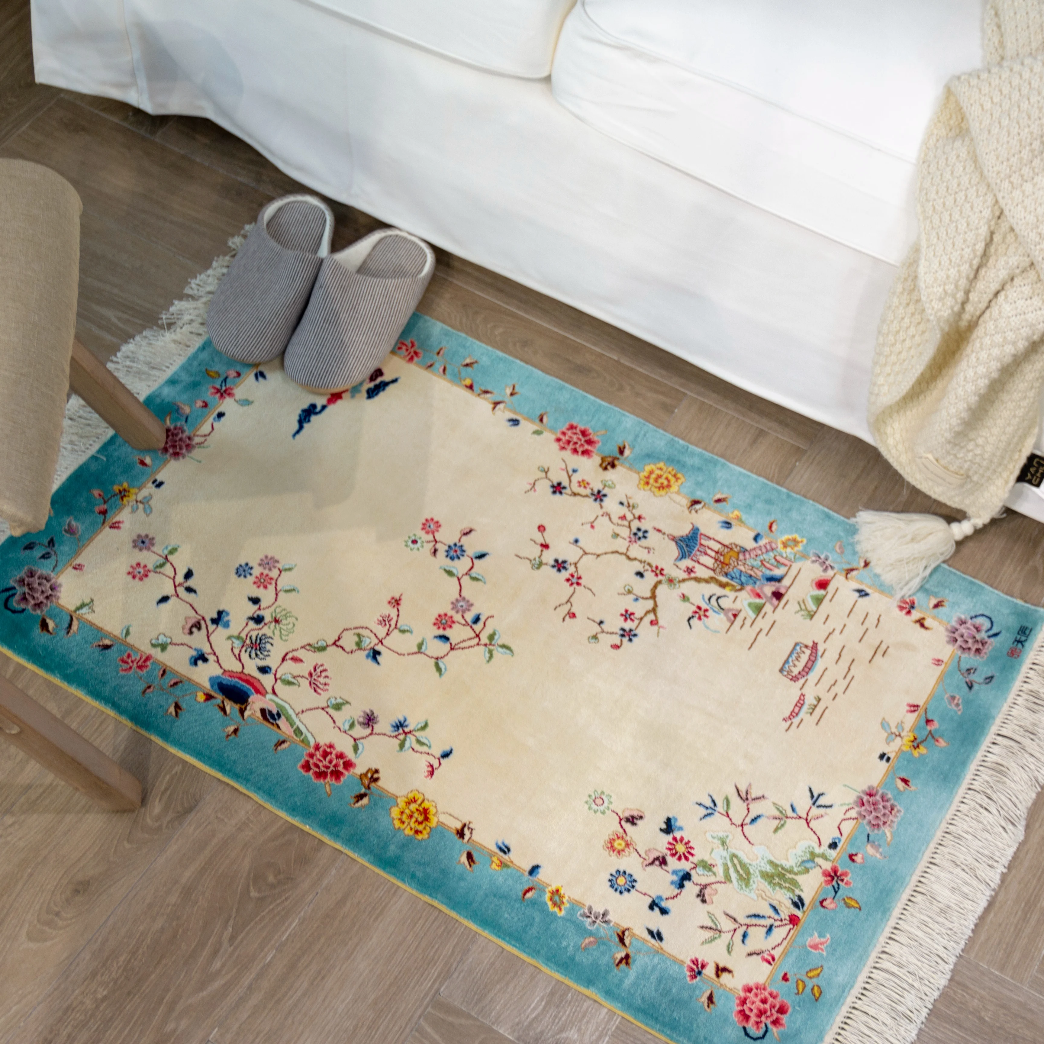 YILONG 2 'x 3' искусство декорирования декора восточные шелковые коврики ручной