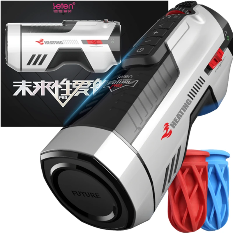 Cena 2020 Leten w pełni automatyczne ogrzewanie teleskopowe mężczyzna Masturbator ssanie kubek do masturbacji jęczenie Sex Machine zabawki erotyczne dla mężczyzn