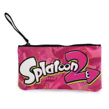 WHEREISART Splatoon 2 короткий женский, для девочек, для детей, мини милый маленький кошелек, кошелек, Мини холщовый мешочек для монет, держатель, сумка на заказ, Portfel