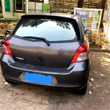 

UBUYUWANT For Toyota Yaris Spoiler ABS Material Car Rear Wing Spoiler For Toyota Yaris hatchback 2008 2009 2010 2011 2012 2013
