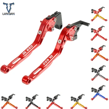 

For Suzuki DL650 2011 2012 With LOGO Motorcycle Accessories CNC Adjustable Foldable Lengthening Brake Clutch Levers