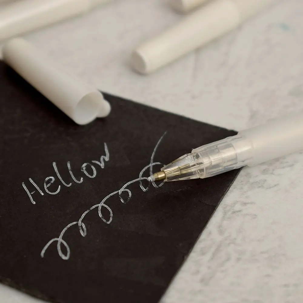 1pc 0.8mm Hand Painted White Highlighter Art Painting Sketch Stationery