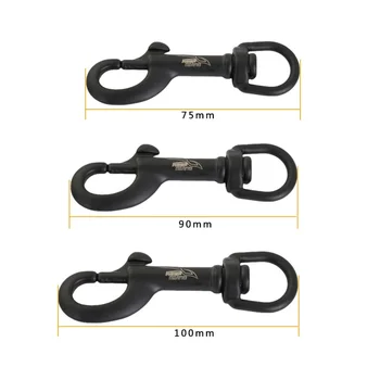 

75/90/100MM 316 Stainless Steel Bolt Snap Hook Clip Diving Hook BCD Accessories Tools Diving Equipment 2019