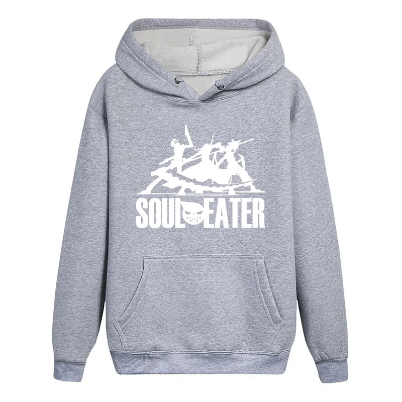 Лидер продаж, с героями мультфильмов, Soul Eater, с длинными рукавами, фосфоресцирующие худи, Повседневные свитера, СВОБОДНЫЙ Модный популярный пуловер, топы с капюшоном - Цвет: 09