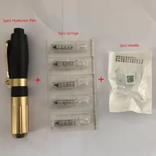 0,3 мл ручка инжектор Гиалуроновый массаж Распылитель ручка комплект пистолеты высокого давления кислоты против морщин воды шприц иглы инъекции