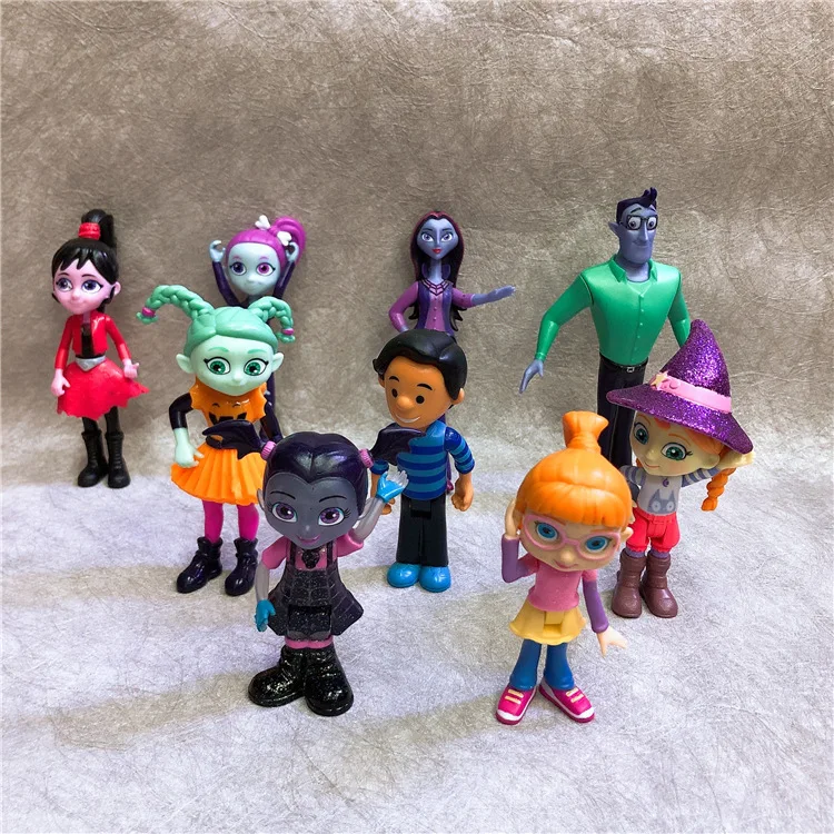 chaud) vampirina fille jouet en peluche, poupée en peluche vampire animal,  peluche fille batwoman peluche