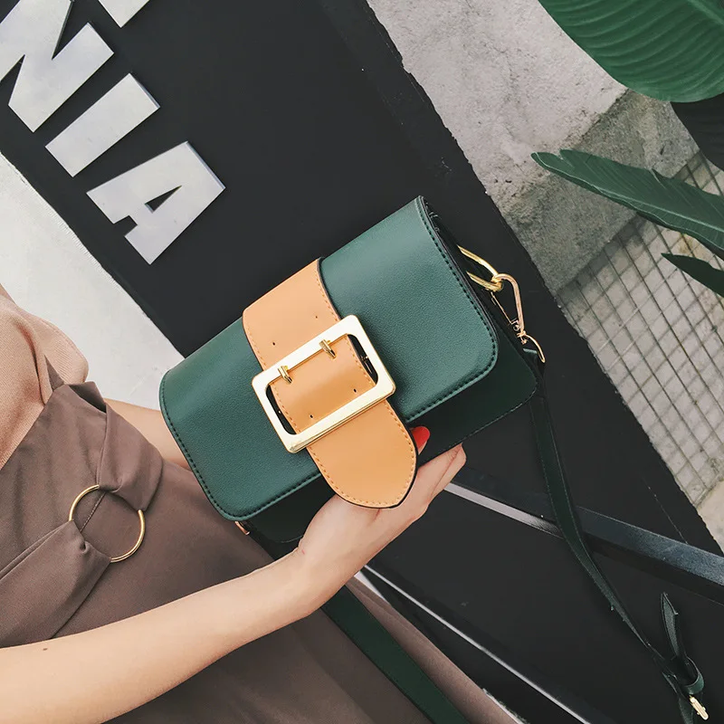 

2017 Spring and Summer New Single Shoulder Straddling Female Bao Xiaoqing New Fashion Ms. PU Skin Small Square Bag