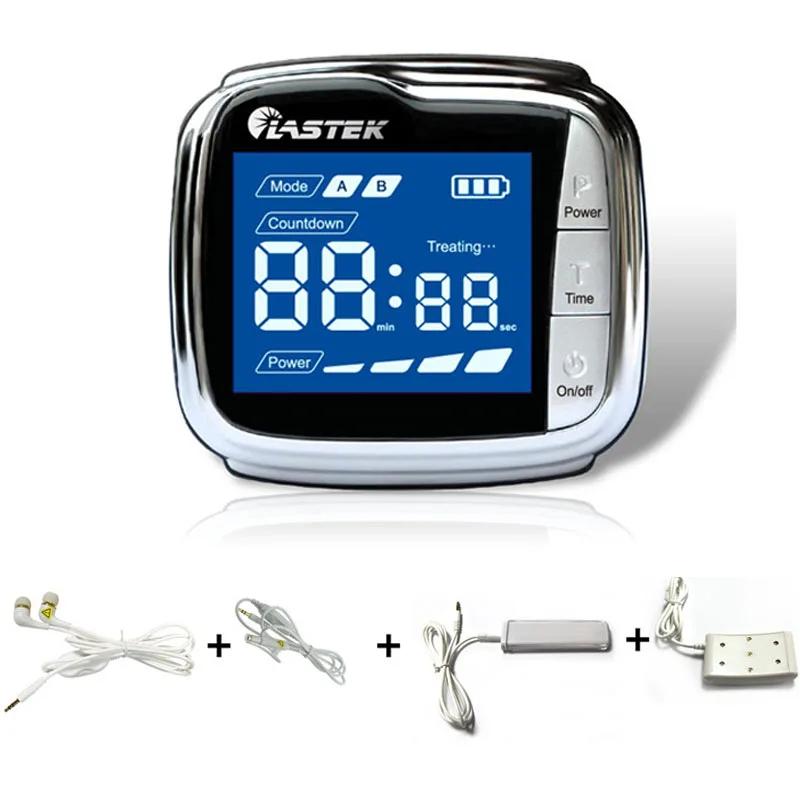 LASTEK 650nm Laser Pain Relief device blood pressure apparatus therapy for hypertension tinnitus hearing loss ear ringing ear