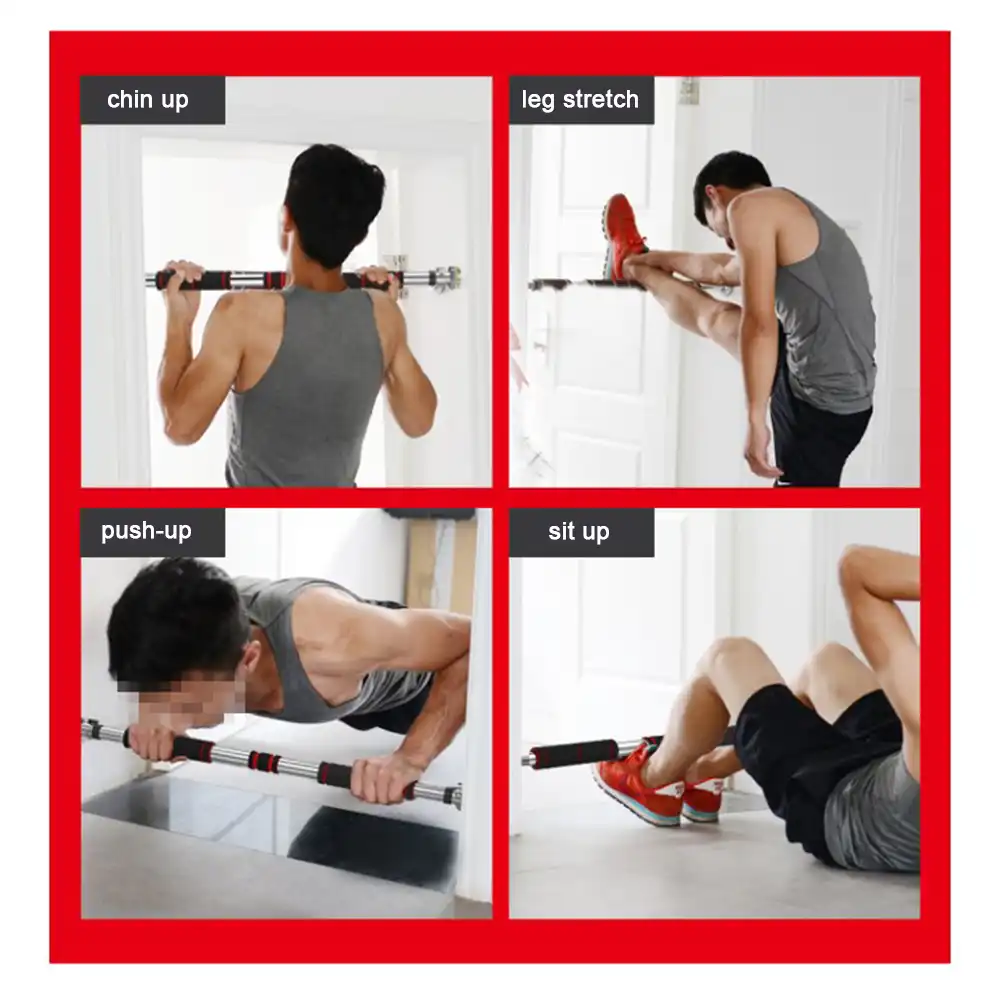 200kg Einstellbare Tur Horizontale Bars Ubung Zu Hause Workout Gym Kinn Hochziehen Arm Training Bar Sport Fitness Ausrustungen Horizontale Balken Aliexpress