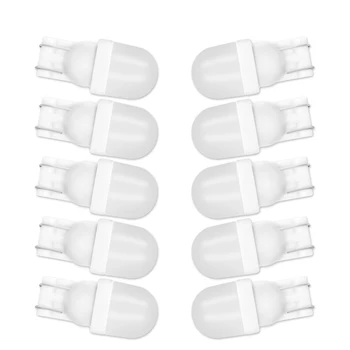 

10pcs Parking lot license plate light side standard bulb car DRL T10 W5W 192168 3030 LED light car light car accessories