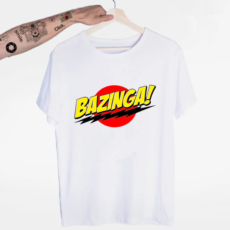The Big Bang Theory bazinga футболка sheldon с круглым вырезом и короткими рукавами Летняя Повседневная модная футболка унисекс для мужчин и женщин