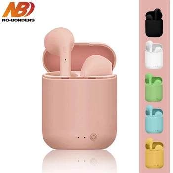 

I7S Mini 2 TWS Wireless Earphones Bluetooth 5.0 Earphone Matte Macaron Earbuds With Mic Charging Box Headset Wireless Headphones