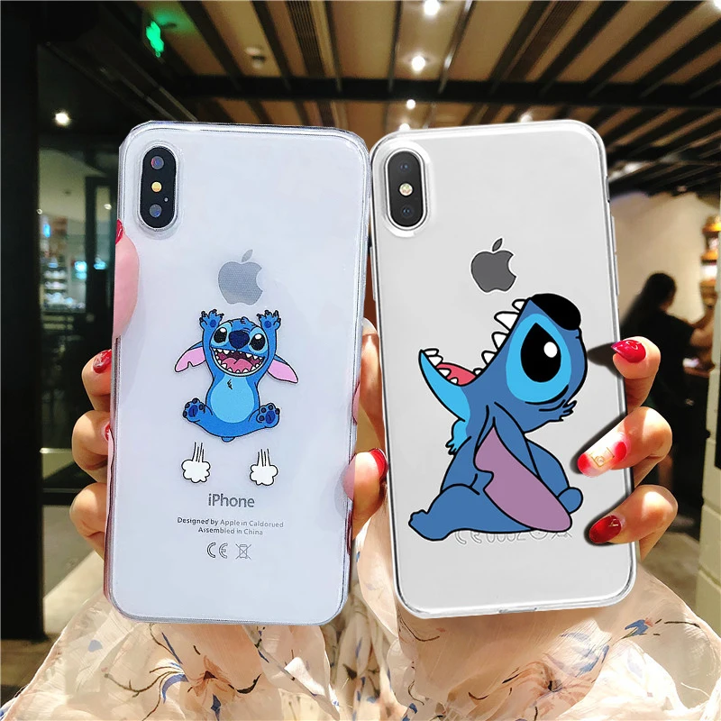 

Stitch Winnie Pooh Donald Daisy Duck Mickey Minnie Mouse Clear Soft TPU Case for iPhone 11 Pro Max X XS XR 6 6S 7 8 Plus