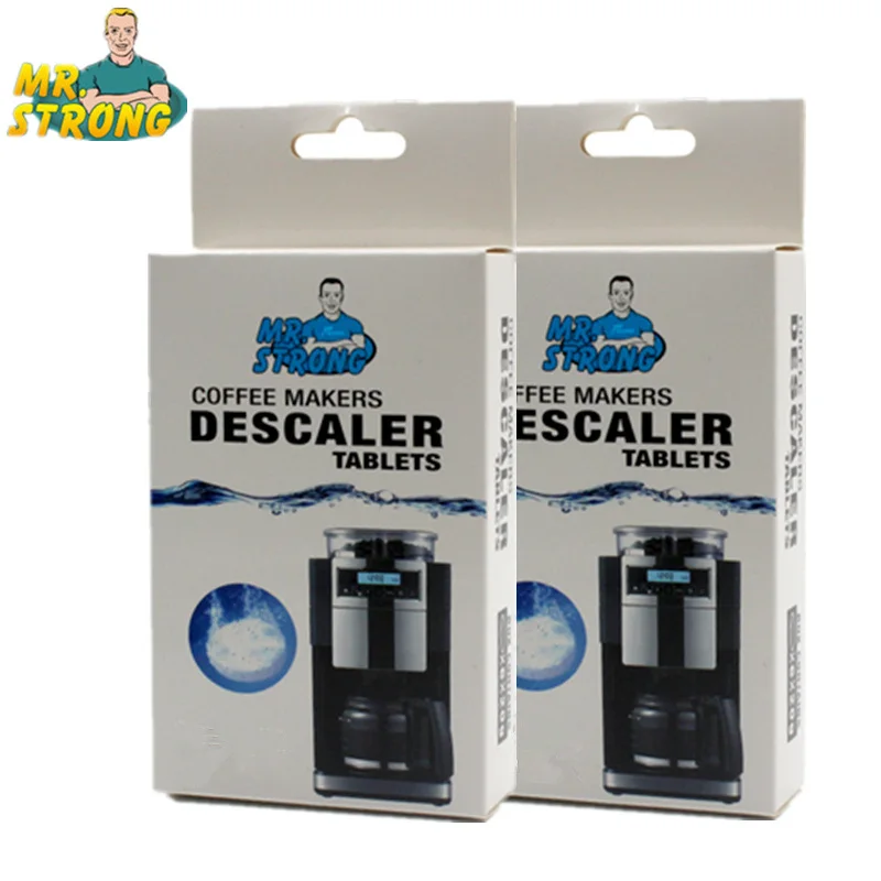 40 таблеток/комплект таблетки для очистки кофейных горшков Экологически чистая Очищающая машина салфетка с